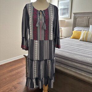 John.Mark 3 Tier Dress